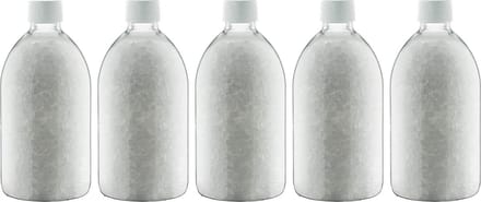 Claudius Badzout No Scent No Colour - 600 gram - Fles met witte dop - set van 5 stuks