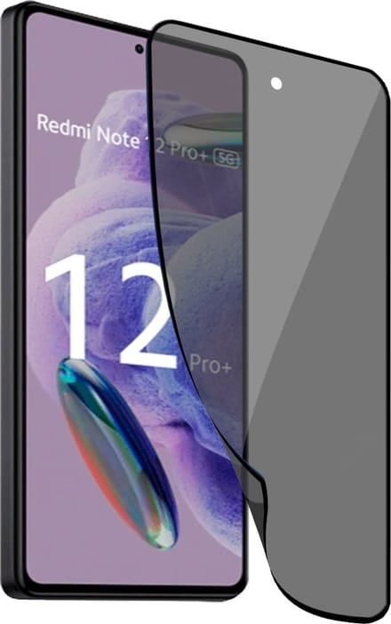 Geschikt voor Xiaomi Xiaomi Redmi Note 12 Pro+ - Privacy Screenprotector - Beschermglas - Privé GuardCover