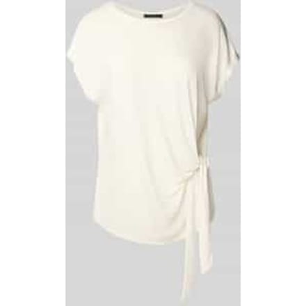 T-shirt met knoopdetail