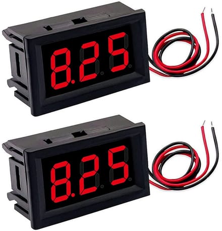 Digitale Spanningsweergave 0,56" LED Voltmeter 2 Stuks DC 4.5V-30V