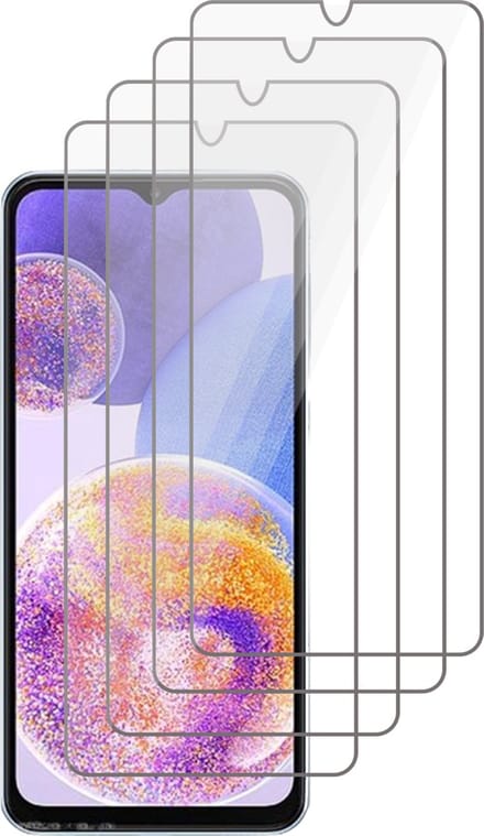 Screenprotector geschikt voor Samsung A23 / M13 / M23 - Gehard Glas Beschermglas Tempered Glass Screen Protector - 4 Stuks