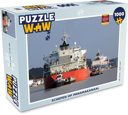 Puzzel Schepen op Panamakanaal - Legpuzzel - Puzzel 1000 stukjes volwassenen