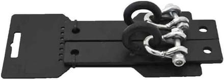 Bokszakhouder - Bokstraining Accessoire - Bodem tot Plafond - Robuuste Constructie - One Size - Zwart