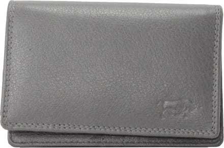 Compacte Leren Dames Portemonnee Grijs - Ideale Dames Portemonnee Grijs Leer
