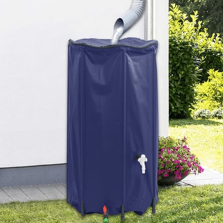 vidaXL Watertank met kraan opvouwbaar 380 L PVC