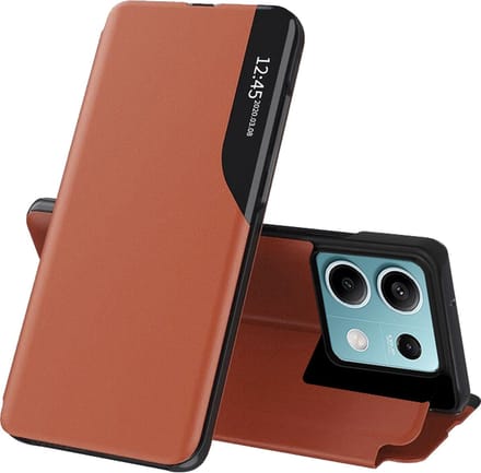 Hoesje geschikt voor Xiaomi Redmi Note 13 5G - Techsuit eFold Book Case - Oranje