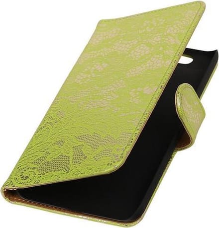 Huawei Nexus 6P - Lace Groen Booktype Wallet Hoesje