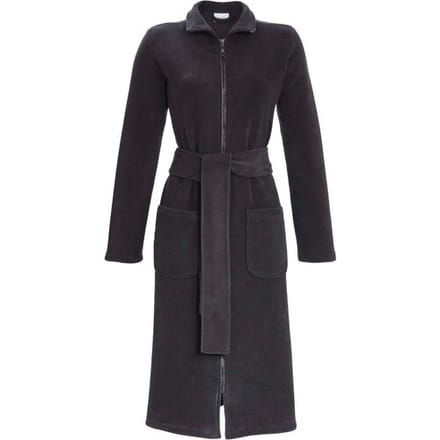 Grijze fleece badjas Ringella - Grijs - Maat - 38