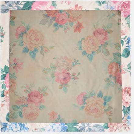 Stradivarius Sjaal met grote bloemen  Pastelroze OS