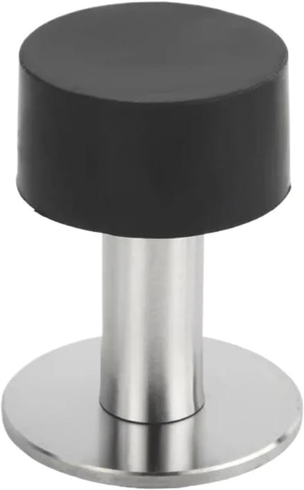 Deurstops - Deurbeslag - Deuren Dempen - Nagelvrij Montage - 120 mm - Zilver