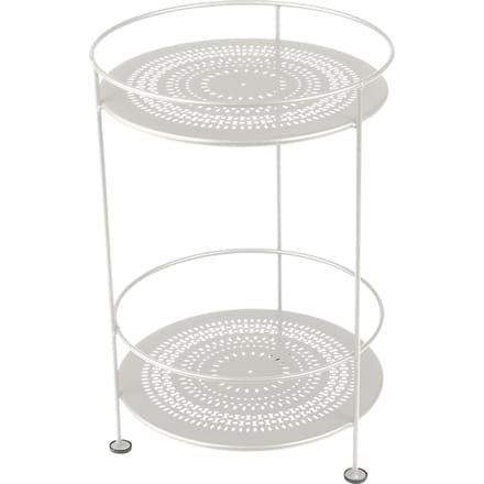 Fermob GUINGUETTE bijzettafel geperforeerd - A5 leemgrijs