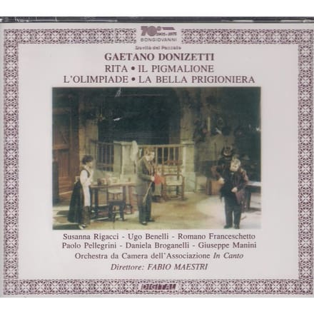 CD DONIZETTI, G. - Rita-Comp Opera/Scènes uit Be Non Japan Klassiek Gebruikt black