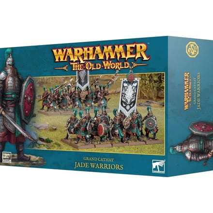 Beeldje Games Workshop Warhammer ToW - Grand Cathay Guerriers de Jade