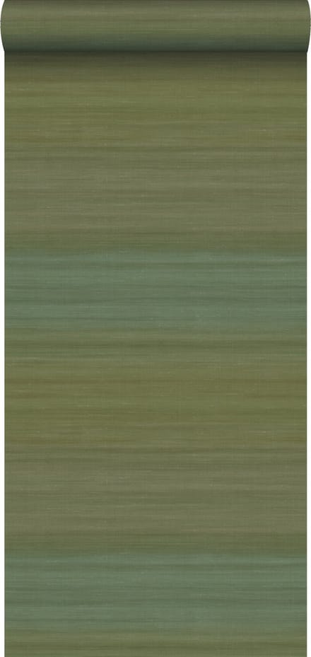 Origin Wallcoverings behang geweven structuur met kleurverloop mosgroen - 347752 - 0,53 x 10,05 m