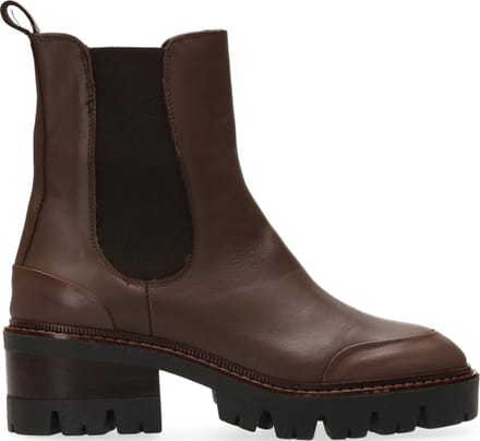Van Dalen - ESTA CHELSEA BOOT BRUIN LEER - Sand - 42