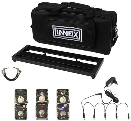 Pedalboard starterset - incl. tas en adapter - Innox PBO 04 - Multikleur