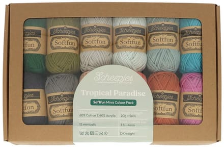 Scheepjes Softfun colour pack 12x20g Tropical Paradise