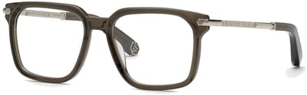 Philipp Plein VPP117M Grigio trasparente 54/18/145 MAN Brilmonturen