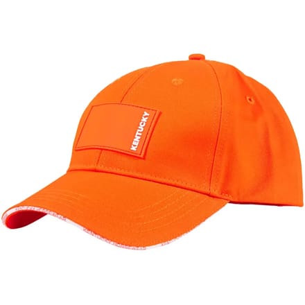 Kentucky Horsewear - Cap rubber logo oranje