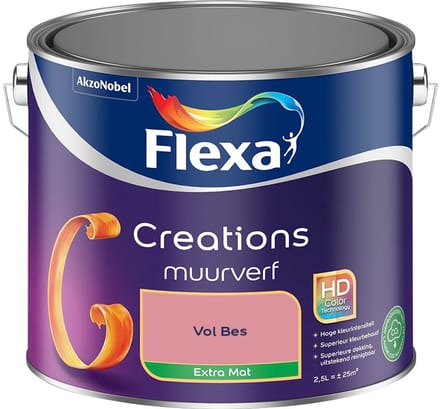 Flexa - Creations Muurverf Extra Mat - Vol Bes - Mengverf - 2,5 L