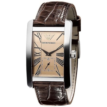 Emporio Armani AR0154 Klassiek Bruin Herenhorloge