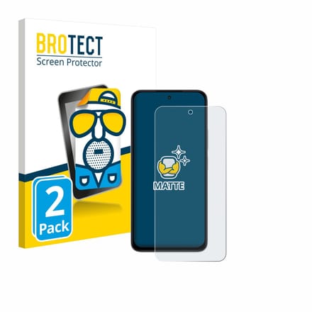 BROTECT - Screenprotector voor Xiaomi Poco M7 - Folie Beschermfolie matte 2 Stuks