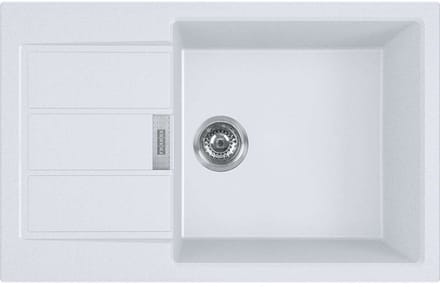 Franke Sirius 2.0 - Tectonite spoelbak S2D 611-78 XL 78x50 cm, wit 143.0617.615