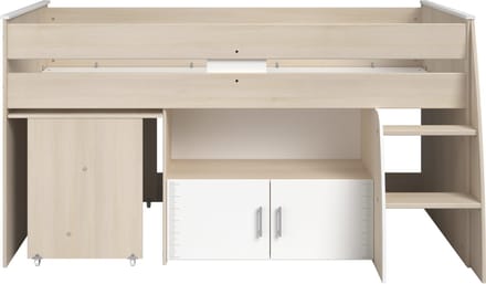 Parisot - Halfhoogslaper Charly - Acacia - met koudschuimmatras 90x200