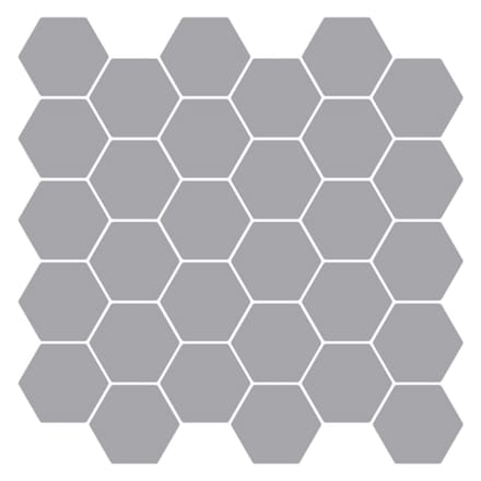vidaXL - Hexagon - Tegel - 20 - st - Grijs - 30 - x - 30 - cm - Polyurethaan - en - PET