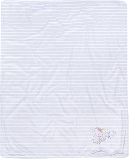 Beige dun gestreept babydekentje Dumbo Disney