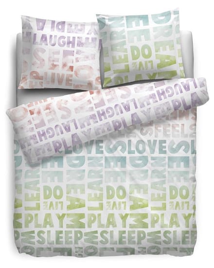 HnL Pure Cotton Dekbedovertrek Daydream - litsjumeaux - 240x200/220 cm - Multi