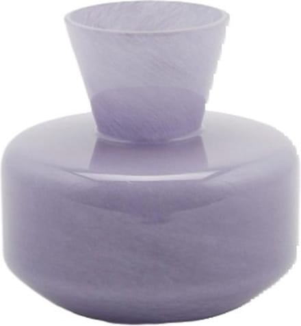 EDG - Vaas- Glas - lavendel - D21 x H20 cm - Opening 11 cm