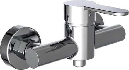 SCHÜTTE Stockholm Douchekraan - Mengkraan - 150 mm Hartafstand - Chroom