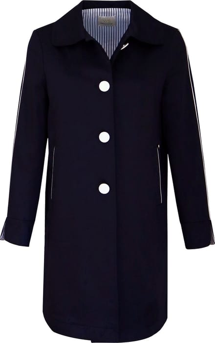 Verysimple - donkerblauwe trenchcoat - maat 40 (IT46)