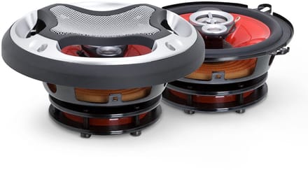 M.N.C DevilX 3-wegs autoluidsprekers - 4" (100 mm) - 60 W - 4 ohm - supertweeter - robuuste constructie [37510]