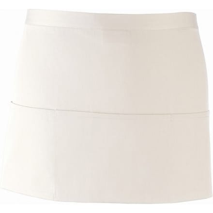 Premier Dames/Dames Kleuren 3 Zakschort / Werkkleding (Pakket van 2) (Wit)