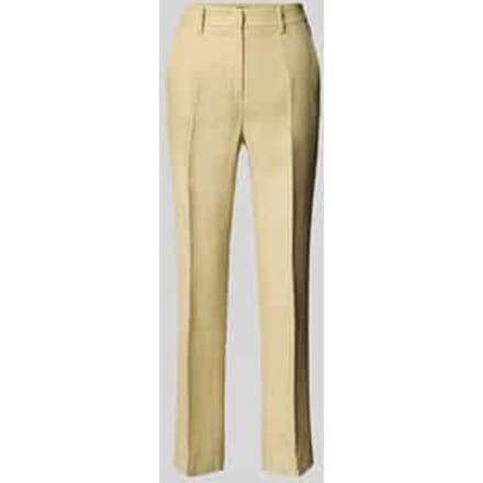 Regular fit stoffen broek met persplooien, model 'AGAPE'