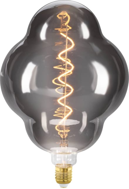EGLO LED Lamp - E27 - Ø 20 cm - Rookglas - 2000K - Dimbaar