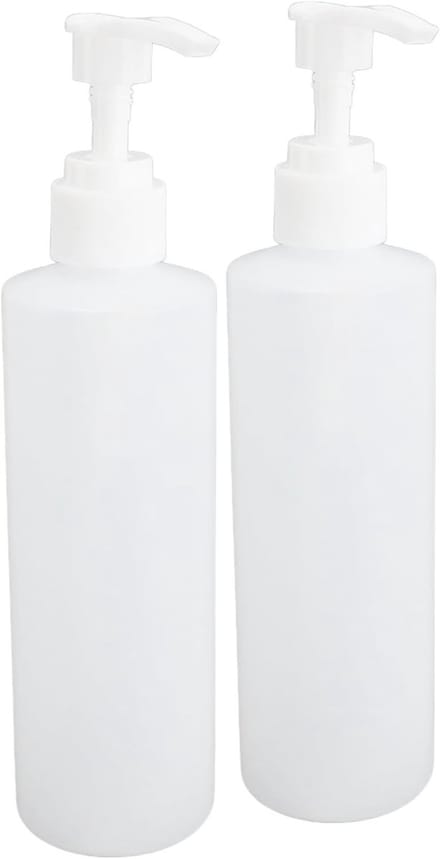 Massage Olie Verwarmer Set met 2 Vervangflessen van 250Ml, Herbruikbare Shampoo Pompflessen voor Verwarming van Lotion en Olie