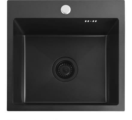 Rea Leo 40 - Keukenspoelbak - Zwart - 40x45x18,5cm