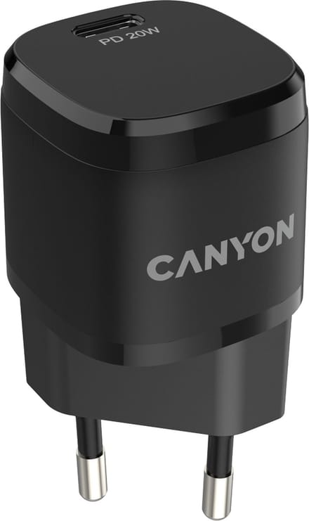 Canyon H-20-05 Serie - Netwerk Lader - 20W Power Delivery - USB-C - Zwart