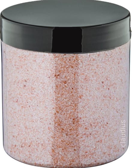 Claudius Himalayazout 300 gram - fijne korrels (0,4 - 0,9 mm) - 100% natuurlijk - Pot met zwarte deksel