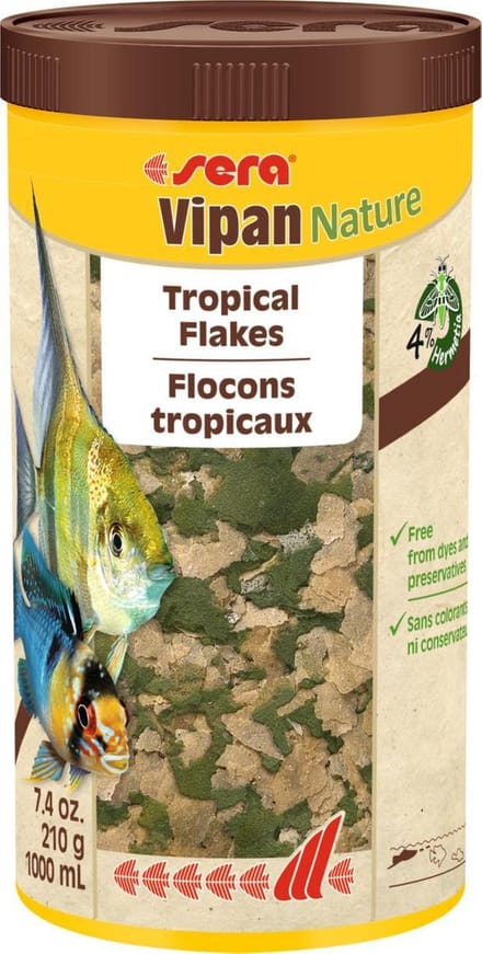 Sera Vipan Nature vlokken visvoer 1 Liter