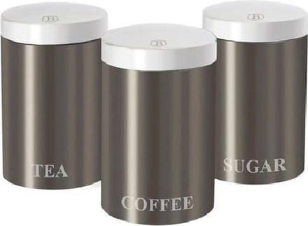 Berlinger Haus 1348 - opslag blikken - suiker - thee - koffie - Carbon pro collection