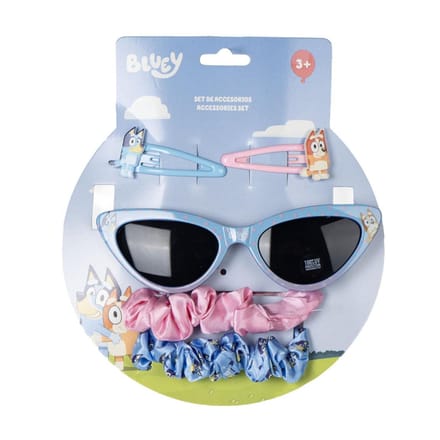 Bluey zonnebrillen en haaraccessoiresets