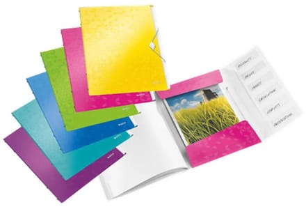 Leitz Sorteermap Wow Pp A4 Met 6 Verdelers Geassorteerd Transparant Kinderen