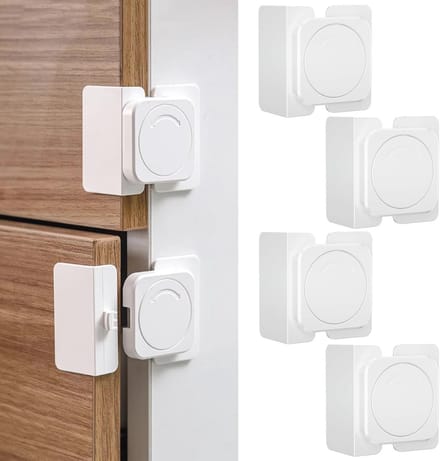 Solidchoice - Set van 4 Kindveilige Cabinet Locks voor Veiligheid in Huis