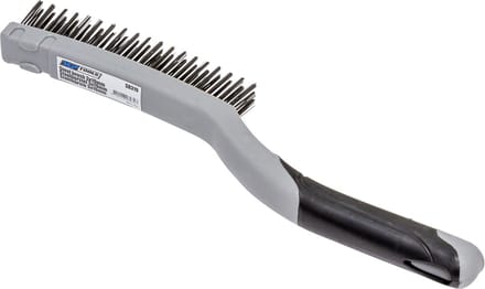 staalborstel met ergonomisch greep - staal borstel - hand staal borstel