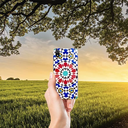 Xiaomi Redmi 7A TPU Siliconen Hoesje Mozaïek