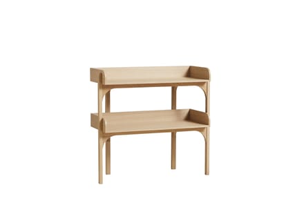 Woud Utility Rek - eiken wit